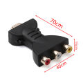 HDMI Gold-plated to AV Audio Adapter HDMI to VGA Splitter for HDTV DVD Projector. 