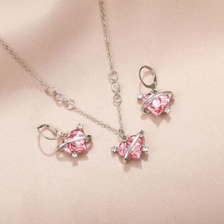 Fashion%20Women%20New%20Jewelry%20Set%20Luxury%20Crystal%20Pink%20Heart%20Necklace%20Earrings%20for%20Women%20Girl%20-%20Image%204