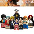 【I was hyped up】Anime Compatible Lego One Piece Minifigures Straw Hat Luffy Ace Zoro Boys Building Blocks Children's Toys. 