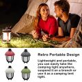 Camping LED USB 1200mAh Tent Light Lantern Steeples Dimming Outdoor for Street Path Garden Cycling Lawn Hanging UPL. 