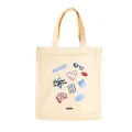 MYSU Heavy Duty Brown Eco Friendly Large Canvas Tote Bag with Zipper - 14.5 inches (L) * 3 inches (W) * 16 inches (H) - Holds up to 15kg. 