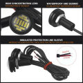 2x White DC 12V 5W Eagle Eye LED Daytime Running DRL Backup Light Car Auto Lamp. 