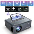X1 Projector 300ANSI (12000 Lumens) 1080P Full HD Smart Projector LCD Smart Android 9.0 2T2R Wifi Video LED Home Theater Cinema Projector. 