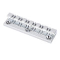 Electric Guitar Replacement Bridge Nut Electric Guitar Bridge Nut Cr Plated High Strength Tailpiece for Maintenance. 
