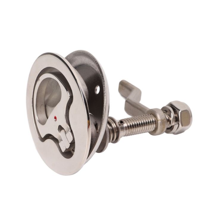 Pull 316 Stainless Steel Boat Cam Latch Polished Finish Adjustable Marine Latch Flush Lift Latch Marine Ship