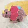 32cm Pet Dog Plush Squeaker Toy Puppy Plush Sound Animal Shape Molar Toys for Small Medium Big Dogs, Dinosaurs. 