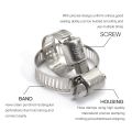 6-29mm Worm Gear Hose Lock for Water Pipe Plumbing/ Adjustable Stainless Steel Screw Band Hose Clamps / Worm Gear Clip Hose Clamp/ Car Fuel Hose Clamps Pipe Clamp. 