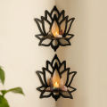 1Pc Lotus Crystal Shelf Display Essential Oil Rack Candles Stone Floating Wall Shelf Modern Home Decoration Wall Decor Gift. 