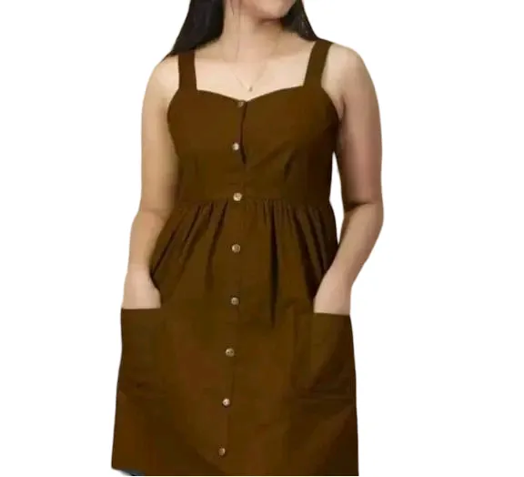 Chic%20Breeze%20Sleeveless%20Short%20Frock%20Women's%20Fashion%20Design%20Trendywear%20-%20Image%204