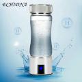 Electrolysis Hydrogen Water Bottle Portable Hydrogen Water Bottle with Pem Technology Healthy Glass Drinking Cup for Hydrogen Water Generator. 