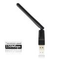USB WiFi Antenna Wireless Adapter 150mbps NANO WiFi Stick For Satellite Receiver Decoder PC Tab. 