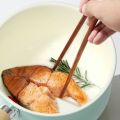 Cookware Non-stick Ceramic Glaze Milk Pot Wood Handle Mini Saucepan with Lid Soup Pan. 