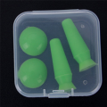 Silicone Eyeball Protective Cover Embedded Wire Double Eyelid Protector Prosthetic Eye Piece Suction Cup Eye Pad Green. 