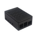 Raspberry Pi 4 Model B ABS Case Grid Cooling with Cooling Fan Black Transparent Plastic for Raspberry Pi 4. 