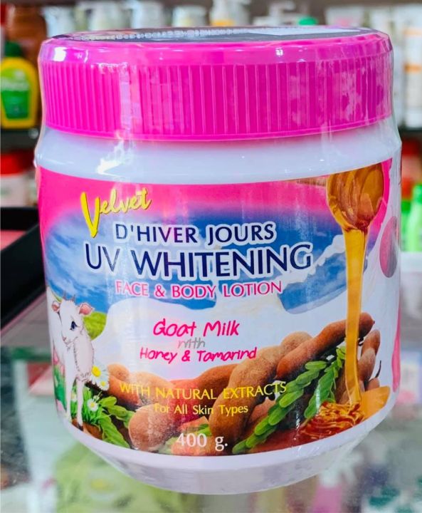 Velvet UV Whitening Face & Body Lotion 400g