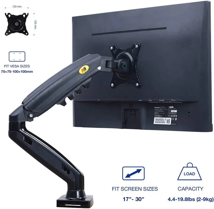 NB%20F80%20-%20Single%20Monitor%20Arm%20Full%20Motion%20Swivel%20Monitor%20Mount%20with%20Gas%20Spring%20for%2017''-30''%20Monitors%20Height%20Adjustable%20Single%20Arm%20Monitor%20Mount%20Bracket%20-%20Image%206