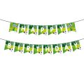Soccer Football Theme Kids Boy Birthday Party Decoration Cup Plate Napkin Banner Hat Loot bag Tablecloth Party Supplies Set. 