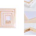 30cm X 40c White Blank Artist Canvas Board Wooden Frame 280gsm. 
