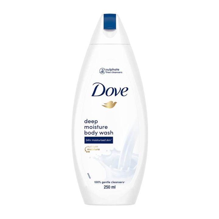 Dove Deeply Nourishing Body Wash | 250 ml | Moisturizing Body Wash For Softer, Smoother Skin | Dove Body Wash for Women & Men | Body Wash for Dry Skin SAM