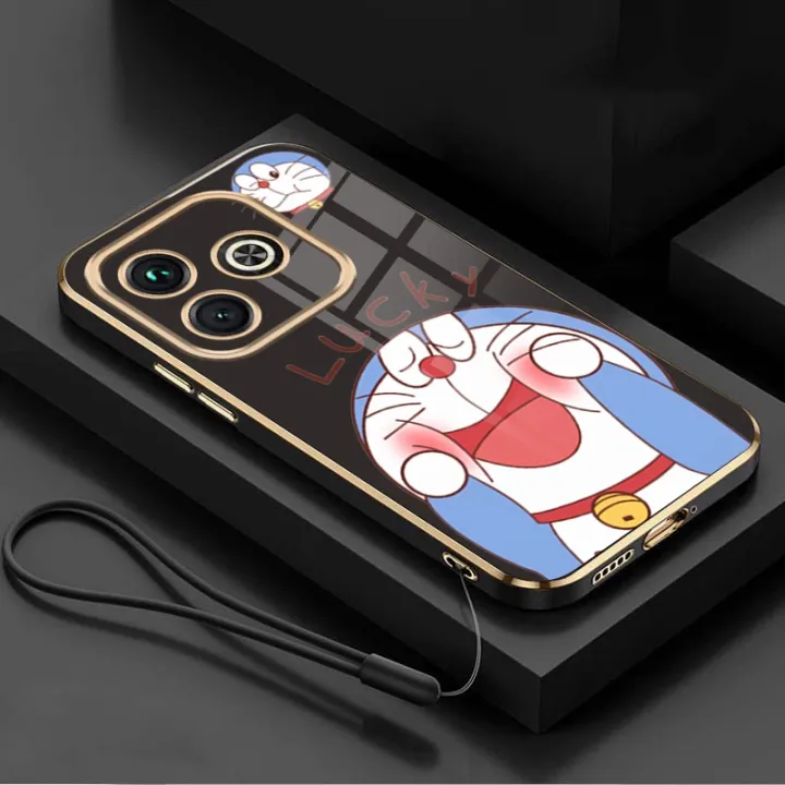 Tecno%20Spark%20GO%202024%20Glossy%20Lucky%20Doraemon%20Casing%20Square%20Edges%20Plating%20Back%20TPU%20Soft%20Case%20Cover%20-%20Image%204