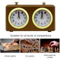 Mechanical Chess Clock Analog for Chess Game Timer Clock Official Clocks Timers No Needed. 