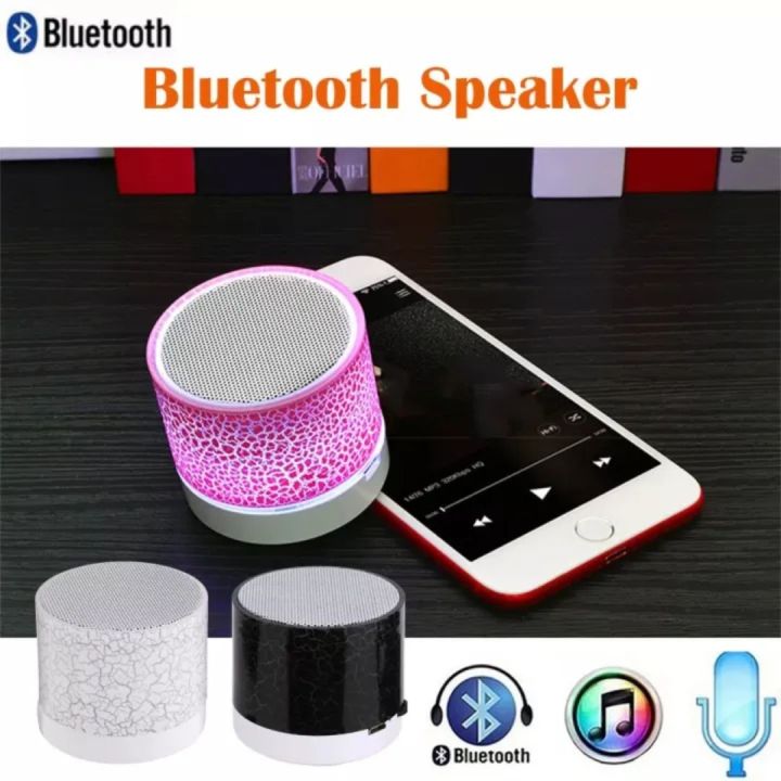 Bluetooth Speaker Mini Portable Wireless Loud Stereo Sound LED Light ...