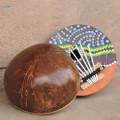 Kalimbas Portable Mbira Handpainted Patterns Exquisite Thumb Piano Music Instrument for Adults. 
