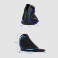 Delux M618 Plus Blue Light Wired Optical Mouse 600/1000/1600 DPI 3 Levels Ergonomic Mouse With 6 Buttons For PC Laptop Desktop. 