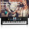 2X 61 Keys Electronic Piano Digital Music Electronic Keyboard Musical Instrument Gift with Microphone. 