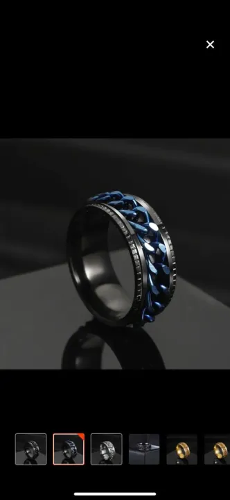 New%20Chain%20Ring%20for%20men's%20pack%20of%202%20Fine%20Quality%20attractive%7C%7CnLooking%20Black%20Challa/Ring%20by%20MJA%20Creations%20-%20Image%207