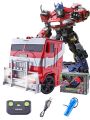 bumblebee robot toys Transformers 7 Optimus Prime Bumblebee Remote control Car Four-wheel Drive Racing Car Action Figure Robot Toys Children's GiftParty Tableware. 