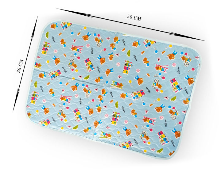 Baby%20Rubber%20Cot%20Sheet,%20Baby%20Portable%20Changing%20Pad%20Waterproof%20Diaper%20Changing%20Mat,%20Travel%20&%20Washable%20Mattress%20Pad%20And%20Reusable.%20(50%20CM%20X%2036%20CM)%20-%20Image%202