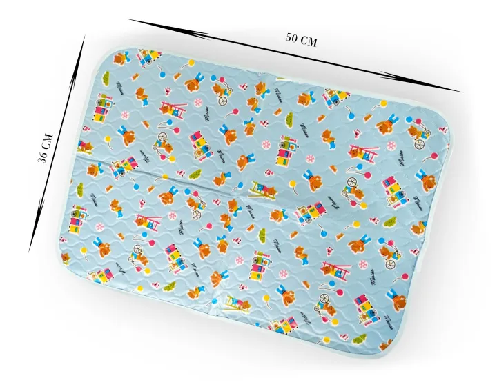 Baby%20Rubber%20Cot%20Sheet,%20Baby%20Portable%20Changing%20Pad%20Waterproof%20Diaper%20Changing%20Mat,%20Travel%20&%20Washable%20Mattress%20Pad%20And%20Reusable.%20(50%20CM%20X%2036%20CM)%20-%20Image%202