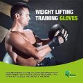 Gym Gloves for Men Workout - Silicon Padded Glove for Weight Lifting | Half Finger Gym Gloves with Wrist Support for Fitness Training for Men Women. 
