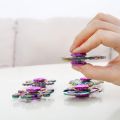 Rainbow Flower Metal Fidget Spinner Toy Boys Girls Kids Adults ADHD Focus. 