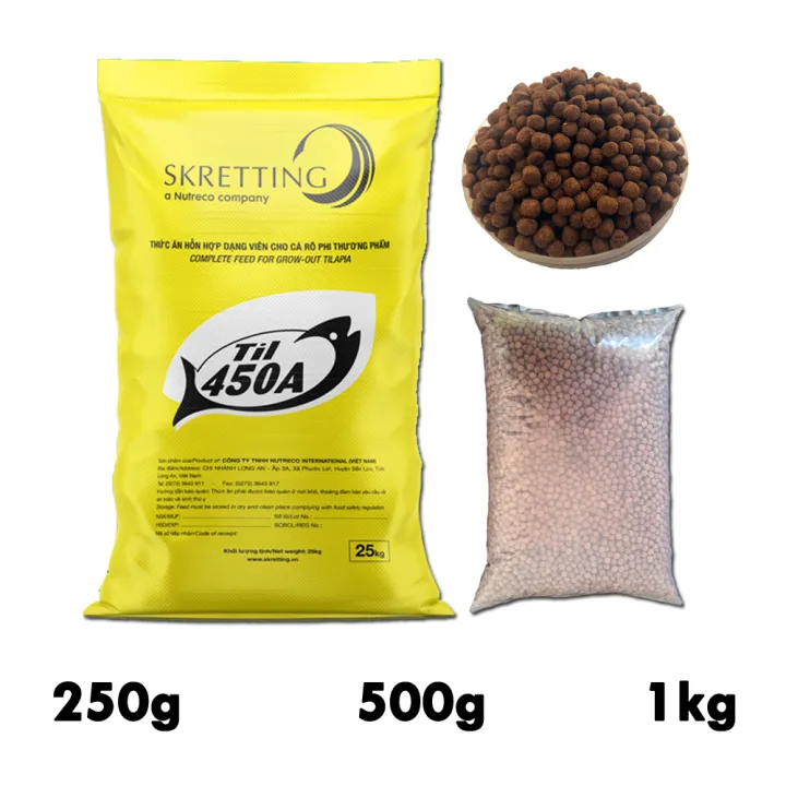 Til 450 Fish Food 4.5mm High Protein Floating Fish Feed 250g 500g 1kg Aquarium Fish Tank Pond