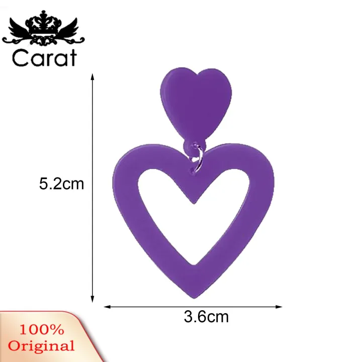 Carat%20Pendant%20Earrings%201%20Pair%20Hollow-out%20Love%20Heart%20Dangle%20Earrings%20Fashion%20Candy-col%20d%20Acrylic%20Lightweight%20Double%20Heart%20Drop%20Earrings%20Valentine's%20Day%20Mother's%20Day%20Jewelry%20Gift%20Heart%20Earrings%20-%20Image%202