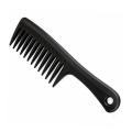 10" Jumbo Comb Hair Combs, Black Wide Tooth Comb Detangling Hair Brush, Paddle Hair Comb, Care Handgrip Comb-Best Styling Comb for Long. 