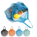 【ALLGOOD】 Cotton Fishnet Portable Reusable Storage Handbag Tote Net Turtle Bags Mesh Bag Woven Net Tote. 