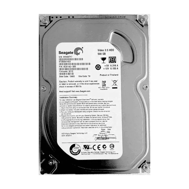 Seagate Barracuda Hard Disk 3.5 HDD 7200RPM 500GB For Desktop