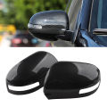 Carbon Fiber Car Rear View Mirror Cover Trim for Mitsubishi Outlander 2013 2014 2015 2016 2017 2018 2019. 