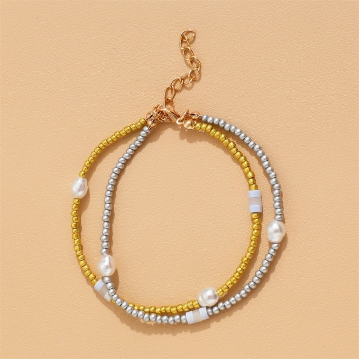 Women%20Double%20Layers%20Ankle%20Bracelets%20/%20Girls%20Boho%20Adjustable%20Size%20%20Beach%20Anklet%20/%20Girls%20Charm%20Fishtail%20Pendant%20%20Anklets%20/%20Ladies%20Fashion%20On%20Leg%20Foot%20Jewelry%20Accessories%20-%20Image%206