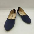 Fashionable And Stylish High Quality Women Flat Court Shoe- Grey and Navy Blue (NEW EDITION) #JJC003. 