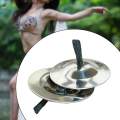 1 Pair Finger Cymbals Finger Dancing for Kids Adults Mini Marching Cymbals. 
