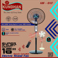 Stand Fan With Remote 16" 5 Blade Super Speed. 