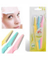Tinkle 3 PCS Eyebrow or Face Hair Removal Safety Razors Trimmer Shaper Shaver. 