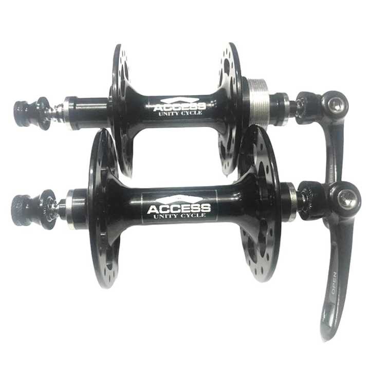 Bicycle Mal Hub - Alloy - Cp Finish - Access Brand for Road and Racing Bicycles