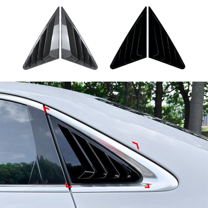 Car%20Rear%20Window%20Shutter%20Cover%20Trim%20Window%20Louver%20Side%20Vent%20Trim%20for%20Audi%20A3%208Y%20Sedan%202021-2024%20Bright%20Black%20-%20Image%202