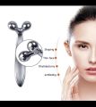 Professional 3D Manual Roller Face Body Massager with 2 Wheels Facial Slimming Tightening Skin Handheld 3D Roller Equipment New 3D Rolling Massager – Y-Shape, Ergonomic Design, Neck Tension & Headache Relief Tool with New Kneading - Improve Lymph & Blood. 