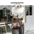 MATETOTO Women Shoulder Bag Fashion Cross-body Bag Elegant Classy Bags Boho Sling Bag Cross Body Bag Cross body Bag Casual Bags Double Zipper Bag Trend Retro Sling Bag. 